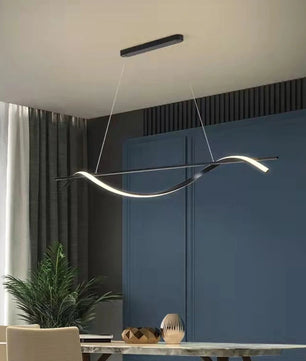 Black Wave Chandelier