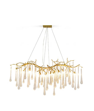 Aqua Makrama Chandeliers