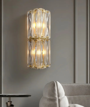 Triangular Glass Wall Light