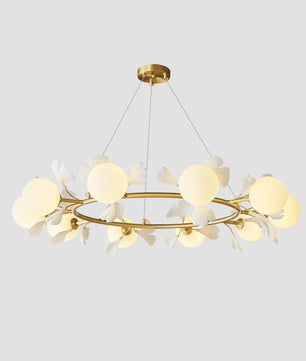 Allanie Gingko Round Chandelier