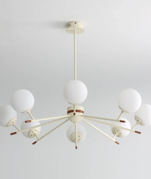 Spherical Beam Chandelier