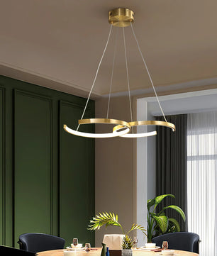 Double Rings Pendant Light