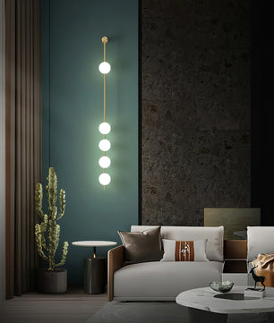 Vertical Balls Wall Lamp