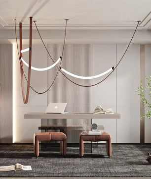 Leather Pendant Light