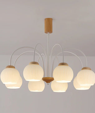 Molecural Wood Chandelier