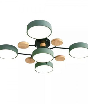Nordic Branched Disc Metal Ceiling Lamp S117
