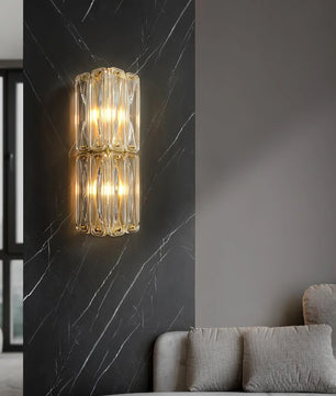 Triangular Glass Wall Light