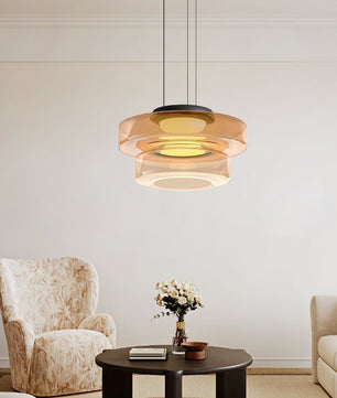 Nordic postmodern creative glass pendant light