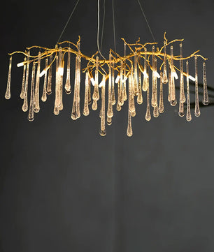 Aqua Makrama Chandeliers
