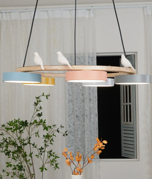 Sienna Bird Round Chandelier