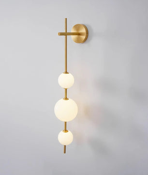 Vertical Globe Wall Lamp