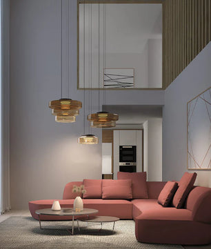 Nordic postmodern creative glass pendant light