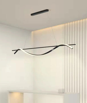 Black Wave Chandelier