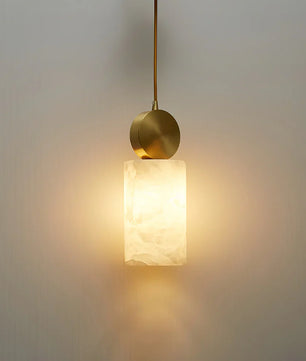 Etruscan Alabaster Pendant Light