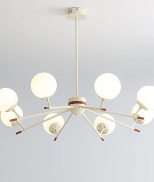 Spherical Beam Chandelier