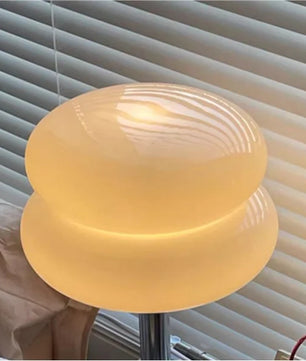 Bauhaus Lollipop Ripple Glass Table Lamp S27