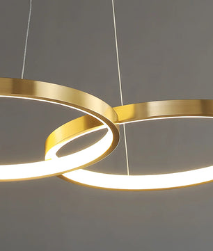 Double Rings Pendant Light