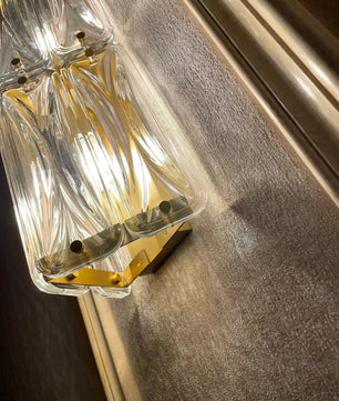 Triangular Glass Wall Light