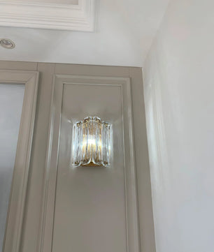 Triangular Glass Wall Light