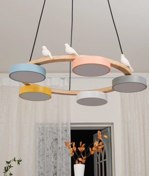 Sienna Bird Round Chandelier