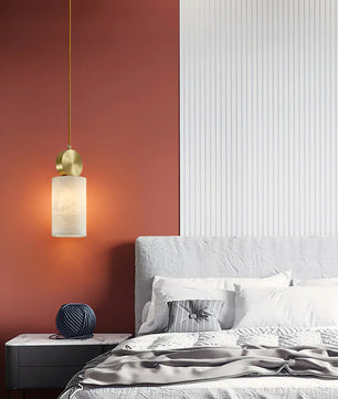 Etruscan Alabaster Pendant Light