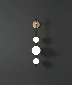 Vertical Globe Wall Lamp
