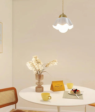 Ceramics Floral Pendant Light