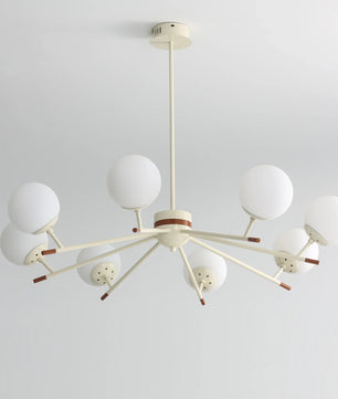 Spherical Beam Chandelier