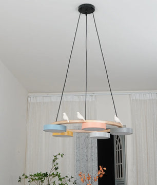 Sienna Bird Round Chandelier