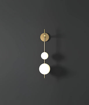 Vertical Globe Wall Lamp