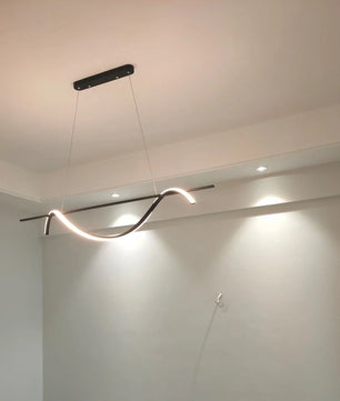 Black Wave Chandelier