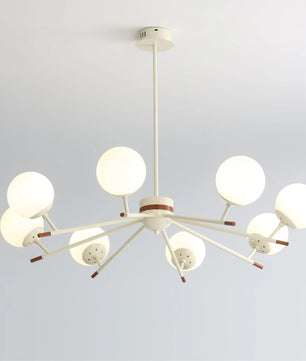 Spherical Beam Chandelier