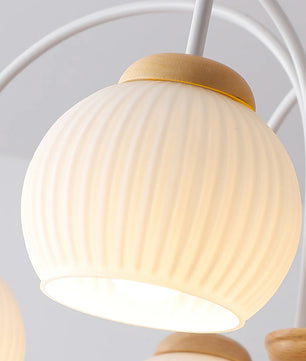 Molecural Wood Chandelier