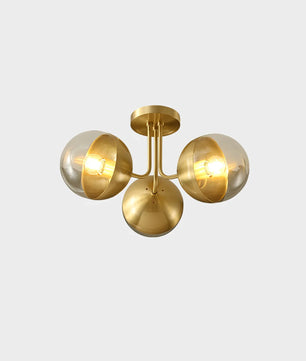 Brass Globulars Ceiling Lamp