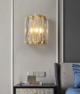 Triangular Glass Wall Light