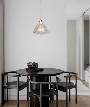 Nordic Retro Flower Glass Pendant Lamp S45