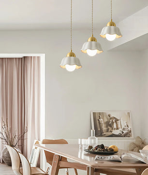 Ceramics Floral Pendant Light