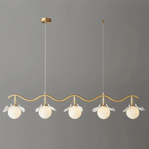 Allanie Gingko Long Chandelier