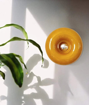 Bauhaus Glass Donut Table / Wall Lamp S77