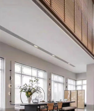 Black Slender Alabaster Wall Lamp