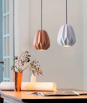 Papaya Resin Pendant Lamp