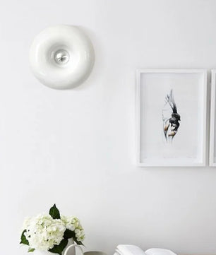 Bauhaus Glass Donut Table / Wall Lamp S77