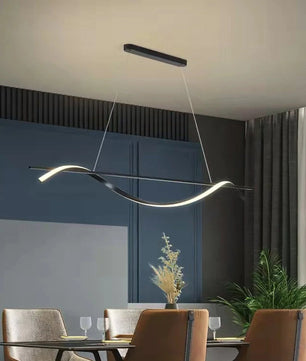 Black Wave Chandelier