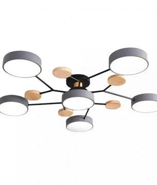 Nordic Branched Disc Metal Ceiling Lamp S117