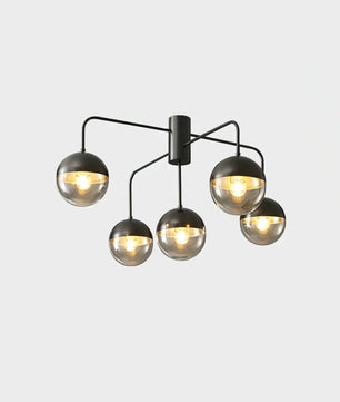 Brass Globulars Ceiling Lamp