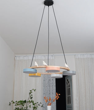 Sienna Bird Round Chandelier
