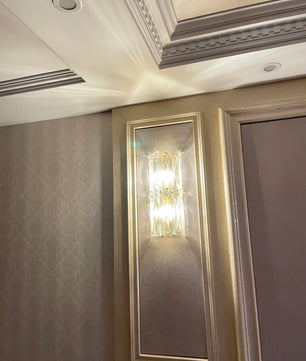 Triangular Glass Wall Light