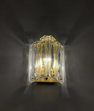Triangular Glass Wall Light