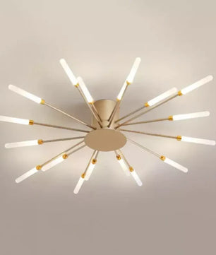 Sputnik Led Fireworks Flush Mount Ceiling Light S40