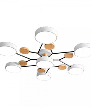 Nordic Branched Disc Metal Ceiling Lamp S117